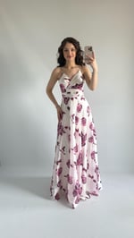Hibiscus Kemer Abiye Mor Güllü