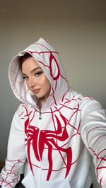 İconic Spider Sweat Hırka Beyaz 