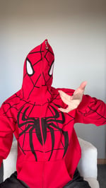 İconic Spider Sweat Hırka Kırmızı 
