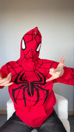 İconic Spider Sweat Hırka Kırmızı 