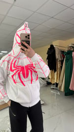 İconic Spider Sweat Hırka Pembe
