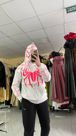 İconic Spider Sweat Hırka Pembe