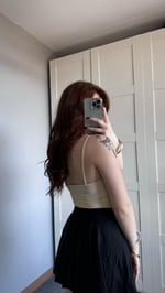 İp Askılı Bodysuit Bej