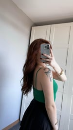 İp Askılı Bodysuit Yeşil