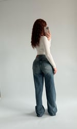 Jenner Wide Leg Jean Eskitme