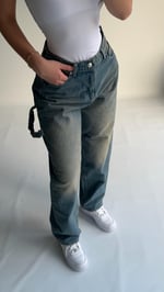 Jolie Carpenter Baggy Jean Açık Mavi