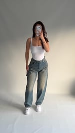 Jolie Carpenter Baggy Jean Açık Mavi