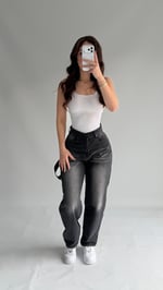 Jolie Carpenter Baggy Jean Gri