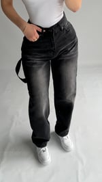 Jolie Carpenter Baggy Jean Siyah