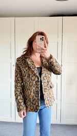 Kaşe Leopar Ceket