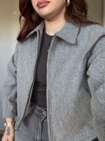 Kaşe Reguler Ceket Gri