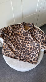 Kaşe Reguler Ceket Leopar