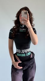 Kısa Kol Baskı Bodysuit Hopeful