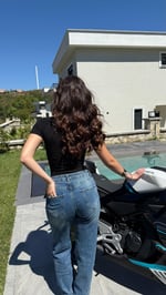 Legend Kısa Kol Bodysuit Siyah