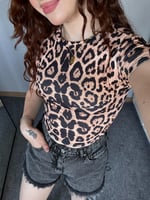 Leopar Sandy Tişört 