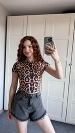 Leopar Sandy Tişört 