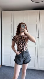 Leopar Sandy Tişört 