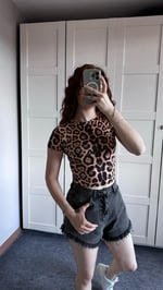 Leopar Sandy Tişört 