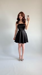Linda Fiyonk Elbise Siyah