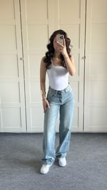 Logan Plazzo Pantolon Açık Mavi