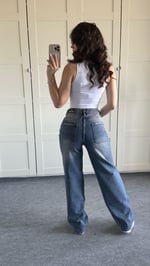 Logan Plazzo Pantolon Orta Mavi