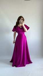 Lovely Fiyonk Abiye Fuşya