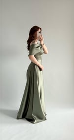 Lovely Fiyonk Abiye Haki Yeşili