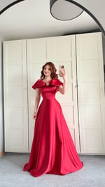 Lovely Fiyonk Abiye Kırmızı