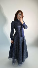 Luna Kar Düşmesi Abiye Lacivert