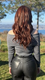 Madonna Yaka Simli Kazak Gri