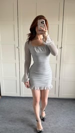 Magic Elbise Gümüş