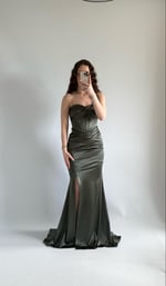 Magical Haki Yeşil Abiye