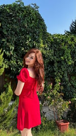 Maria Mini Elbise Kırmızı 
