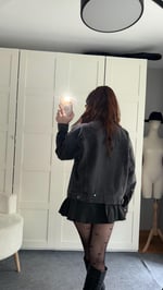 Marka Model Taşlı Füme Ceket