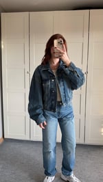 Marka Oversize Kot Mavi Ceket
