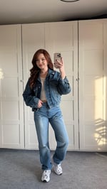 Marka Oversize Kot Mavi Ceket