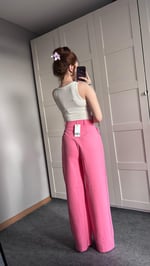 Marka Plazzo Pembe Pantolon