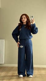 Marka Triko Teddy Takım İndigo