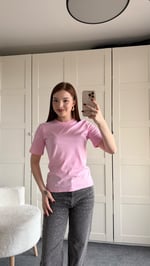 Massi Basıc Tişört Pembe