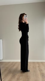 Melisandre Omuz Kuşaklı Elbise Siyah