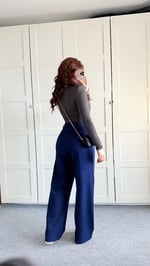 Mika Plazzo Pantolon Lacivert
