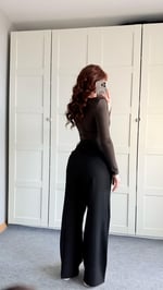 Mika Plazzo Pantolon Siyah
