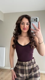 Minik Dantelli Lana Atlet Bordo