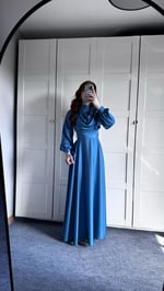 Morgana Degaje Abiye İndigo