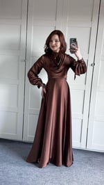 Morgana Degaje Abiye Kahverengi 
