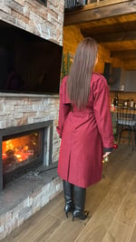 Nubuk Trenc Zara Bordo 