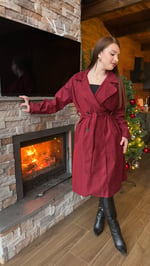 Nubuk Trenc Zara Bordo 