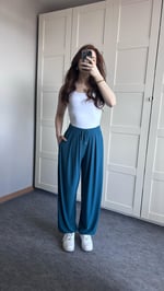Oysho Modal Şalvar Petrol Mavisi