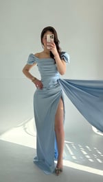 Pandora Saten Abiye Bebe Mavisi