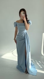 Pandora Saten Abiye Bebe Mavisi